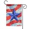 Toland Home Garden Blue Patriotic Star Outdoor Rectangular Mini Garden Flag 18" x 12.5"